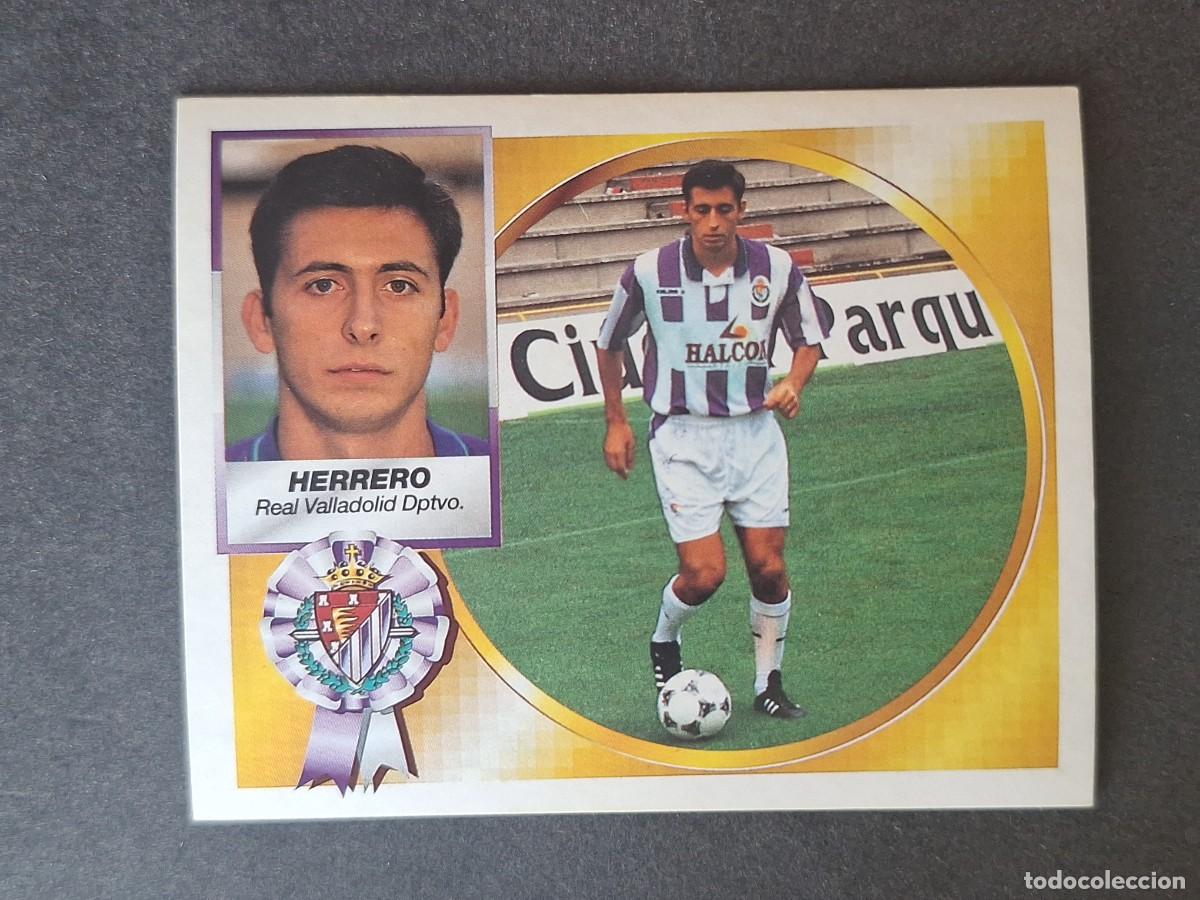 Cromos de f&uacute;tbol: L4 HERRERO REAL VALALDOLID FICHAJE 4 BIS LIGA ESTE 1994 1995 94 95 SIN PEGAR NUNCA PEGADO