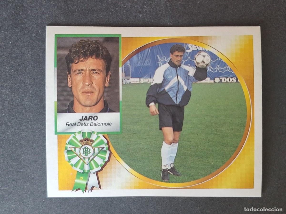 Cromos de f&uacute;tbol: L4 JARO REAL BETIS BALOMPIE FICHAJE 5 LIGA ESTE 1994 1995 94 95 SIN PEGAR NUNCA PEGADO