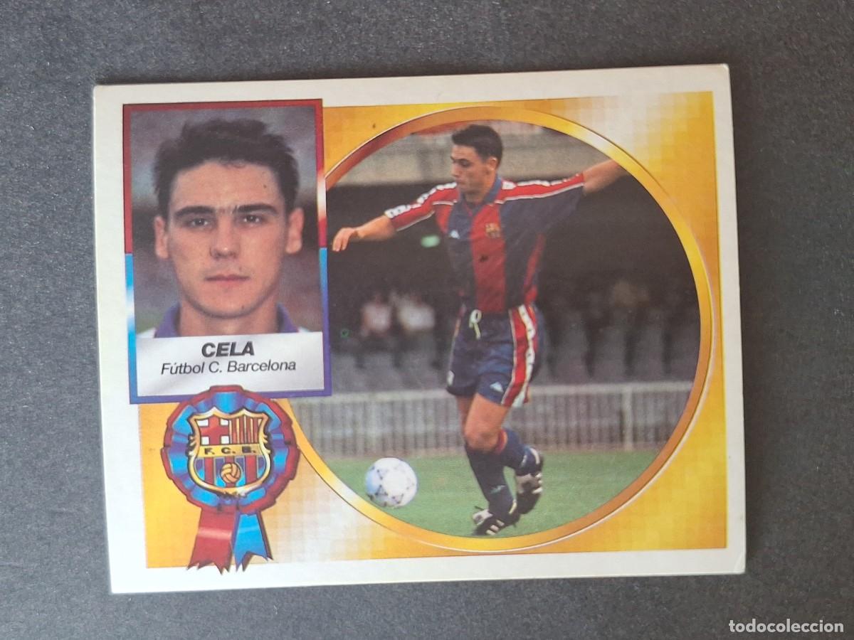 Cromos de Futebol: L4 CELA F. C. BARCELONA FICHAJE 5 BIS LIGA ESTE 1994 1995 94 95 SIN PEGAR NUNCA PEGADO