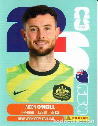 Cromos de f&uacute;tbol: CROMO PANINI MUNDIAL WORLD CUP 2026 - AUS 14 - O'NEILL - AUSTRALIA
