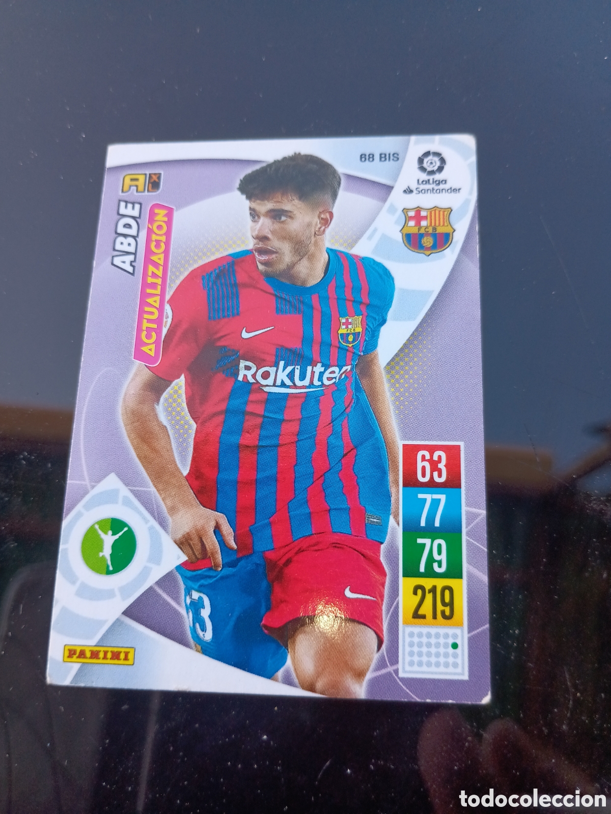 Cromos de f&uacute;tbol: Cromo futbol Adrenalyn Panini