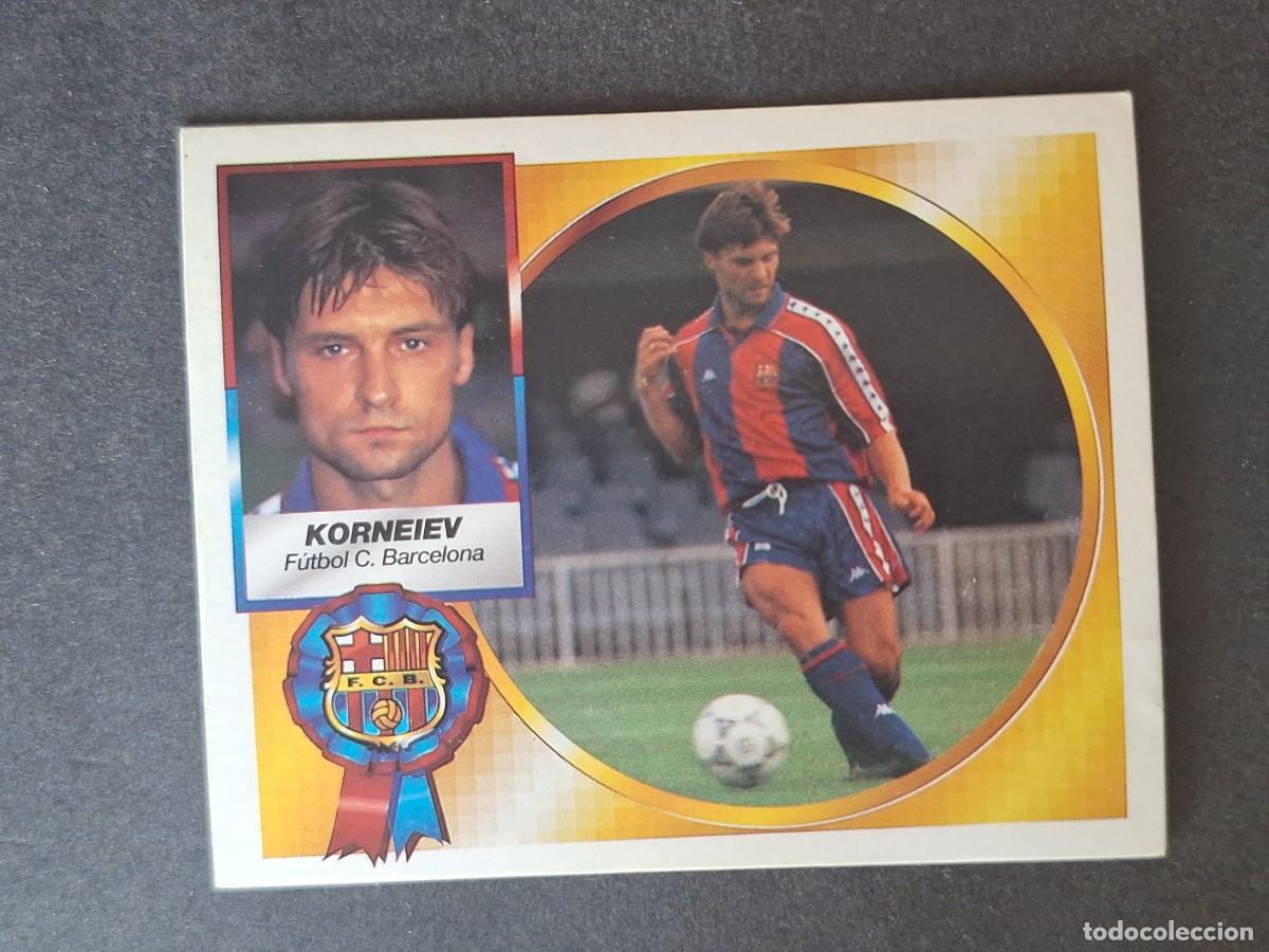 Cromos de f&uacute;tbol: L4 KORNEIEV F. C. BARCELONA FICHAJE 6 BIS LIGA ESTE 1994 1995 94 95 SIN PEGAR NUNCA PEGADO