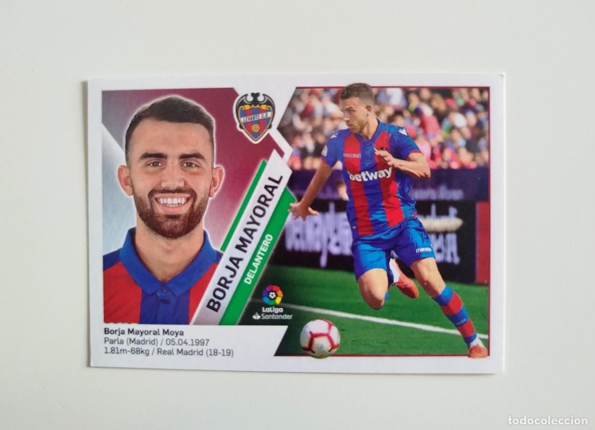 Cromos de f&uacute;tbol: Borja Mayoral 14A SIN PEGAR NUNCA PEGADO Levante UD Liga Ediciones Este 19 20 / 2019 2020