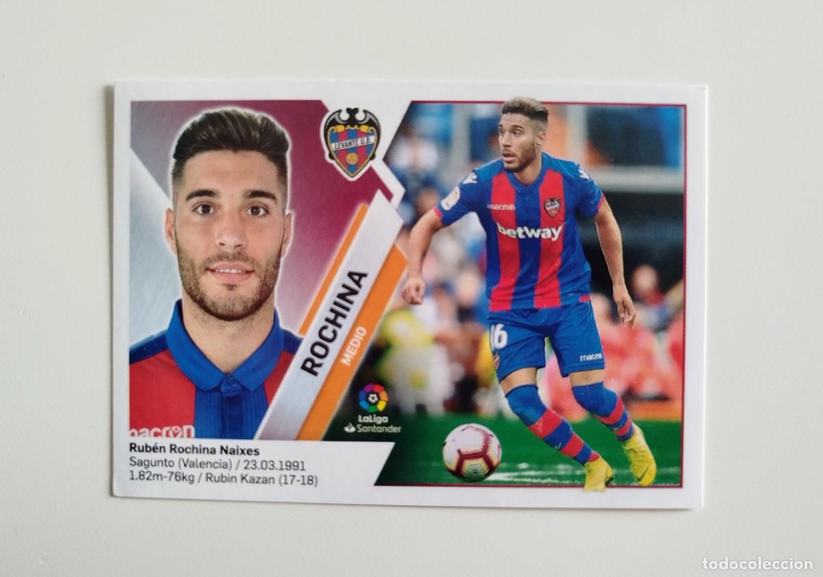 Cromos de f&uacute;tbol: Rochina 13 SIN PEGAR NUNCA PEGADO Levante UD Liga Ediciones Este 19 20 / 2019 2020