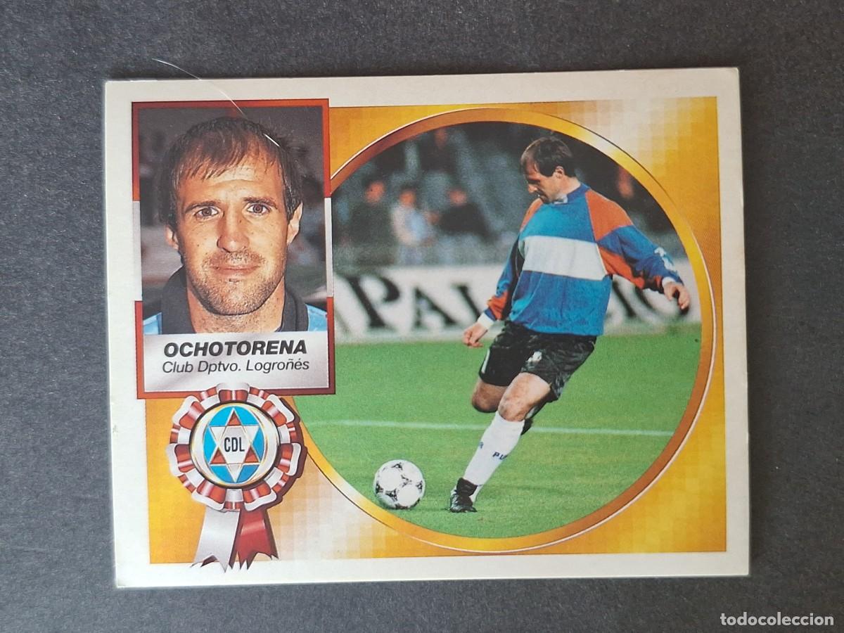 Cromos de f&uacute;tbol: L4 OCHOTORENA C. D. LOGRO&Ntilde;ES FICHAJE 8 BIS LIGA ESTE 1994 1995 94 95 SIN PEGAR NUNCA PEGADO