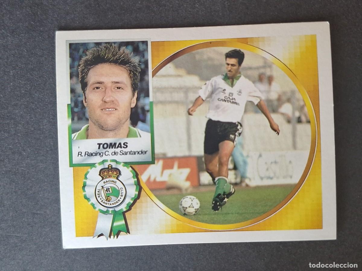 Cromos de f&uacute;tbol: L4 TOMAS RACING DE SANTANDER FICHAJE 9 LIGA ESTE 1994 1995 94 95 SIN PEGAR NUNCA PEGADO