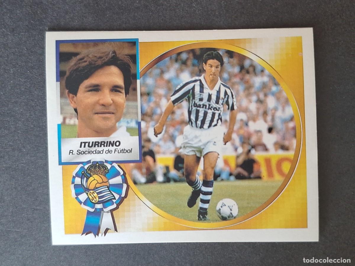 Cromos de f&uacute;tbol: L4 ITURRINO REAL SOCIEDAD FICHAJE 11 LIGA ESTE 1994 1995 94 95 SIN PEGAR NUNCA PEGADO