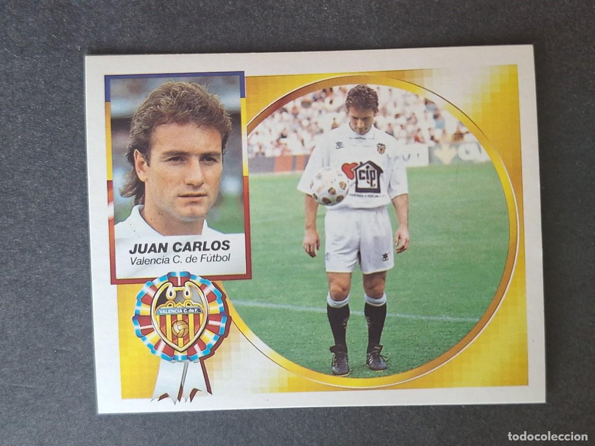 Football Stickers: L4 JUAN CARLOS VERSION VALENCIA C. F. FICHAJE 14 LIGA ESTE 1994 1995 94 95 SIN PEGAR NUNCA PEGADO