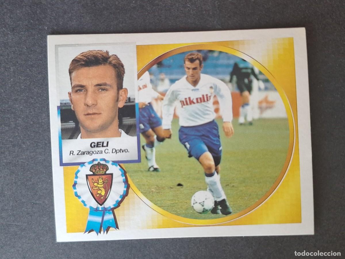 Cromos de f&uacute;tbol: L4 GELI REAL ZARAGOZA FICHAJE 17 LIGA ESTE 1994 1995 94 95 SIN PEGAR NUNCA PEGADO