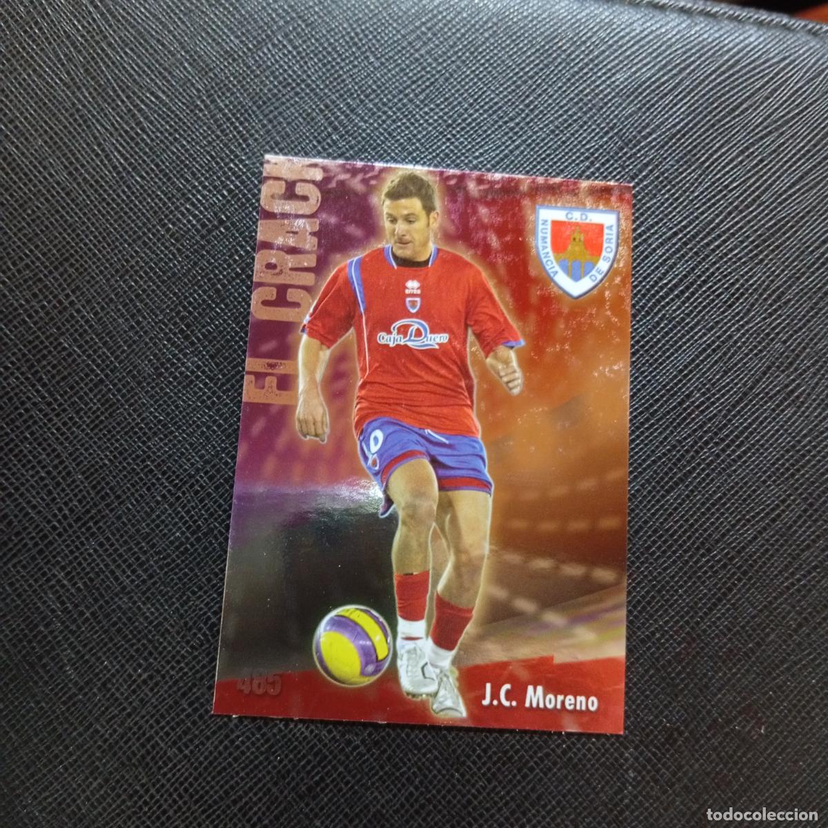 Cromos de f&uacute;tbol: 485 MORENO NUMANCIA MUNDICROMO QUIZ GAME 2008 2009 FUTBOL 08 09 - A211 PG64 PUNTAS RECTAS
