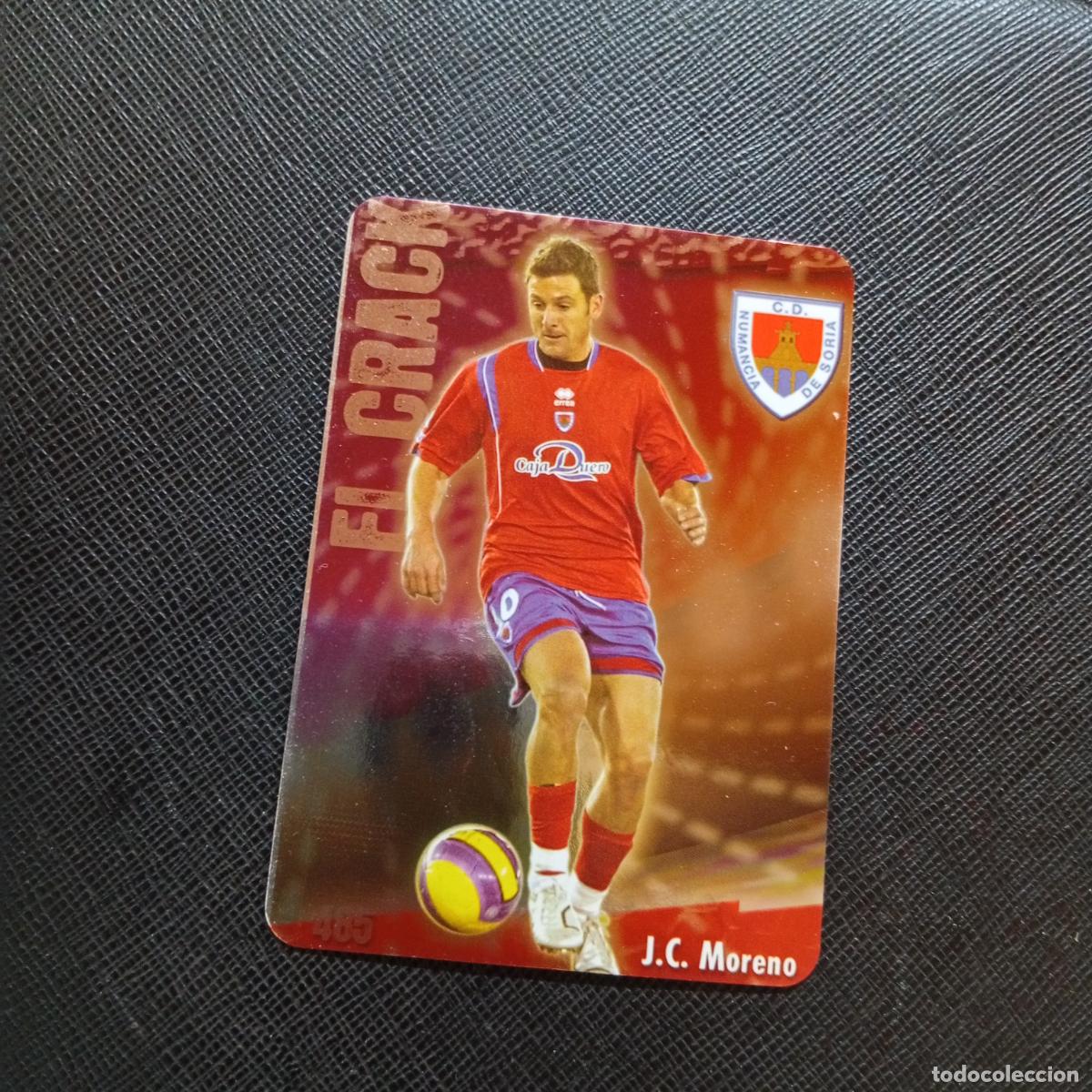 Cromos de f&uacute;tbol: 485 MORENO NUMANCIA MUNDICROMO QUIZ GAME 2008 2009 FUTBOL 08 09 - A211 PG64 PUNTAS REDONDAS