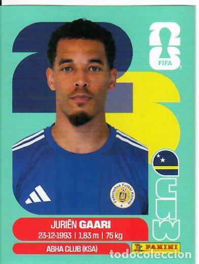 Cromos de f&uacute;tbol: CROMO PANINI MUNDIAL WORLD CUP 2026 - CUW 5 - GAARI - CURA&Ccedil;AO