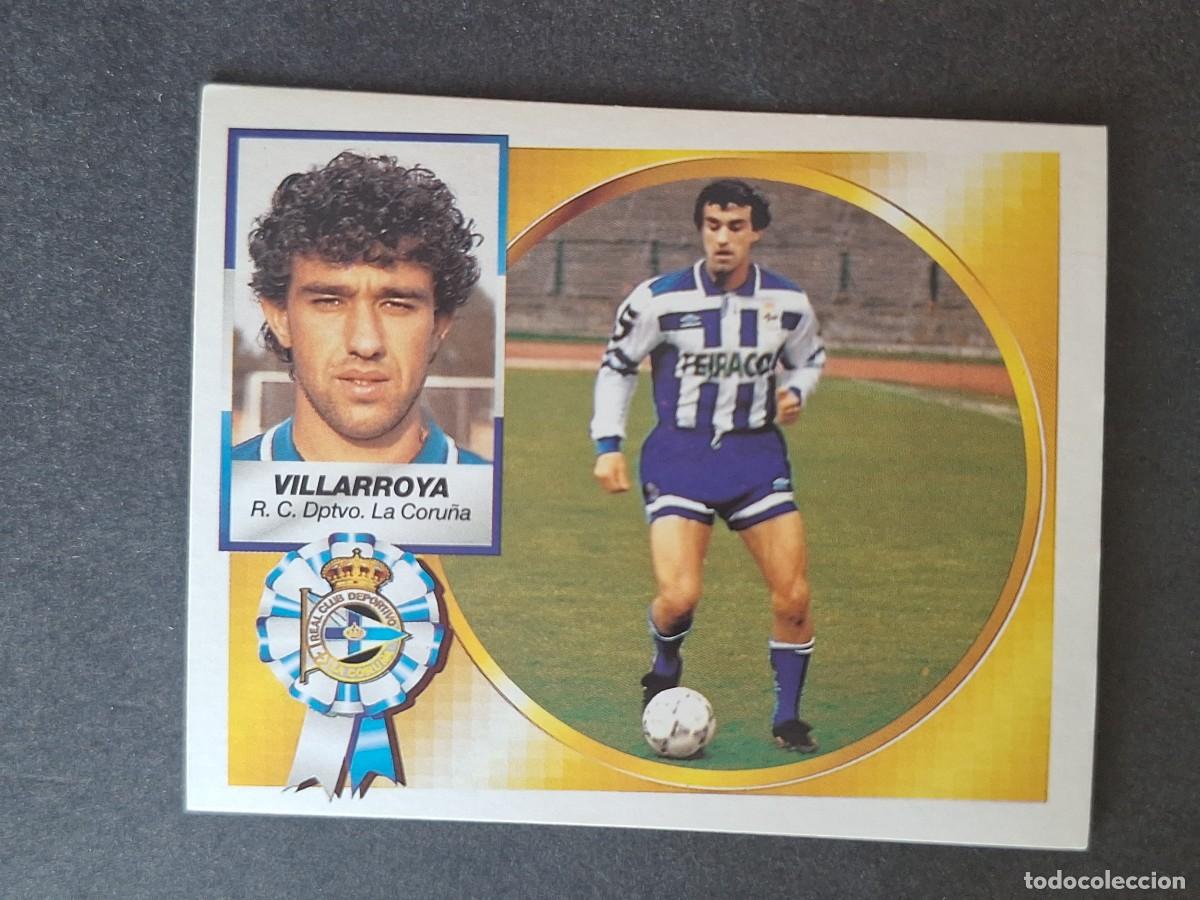 Cromos de f&uacute;tbol: L4 VILLARROYA VERSION DEPORTIVO CORU&Ntilde;A FICHAJE 21 LIGA ESTE 1994 1995 94 95 SIN PEGAR NUNCA PEGADO