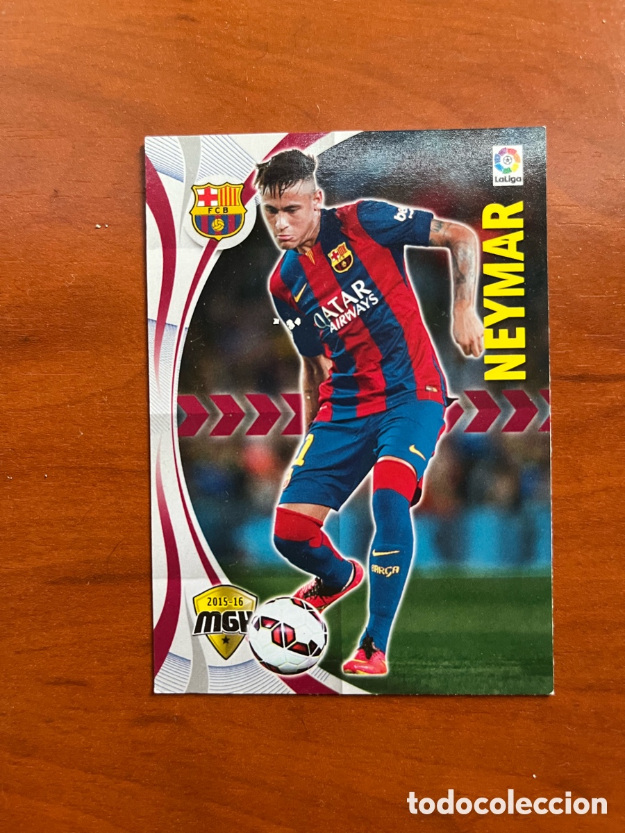 Figurine di Calcio: NEYMAR MEGACRACKS 2015 2016 BARCELONA FCB MGK 15 16 74 PANINI