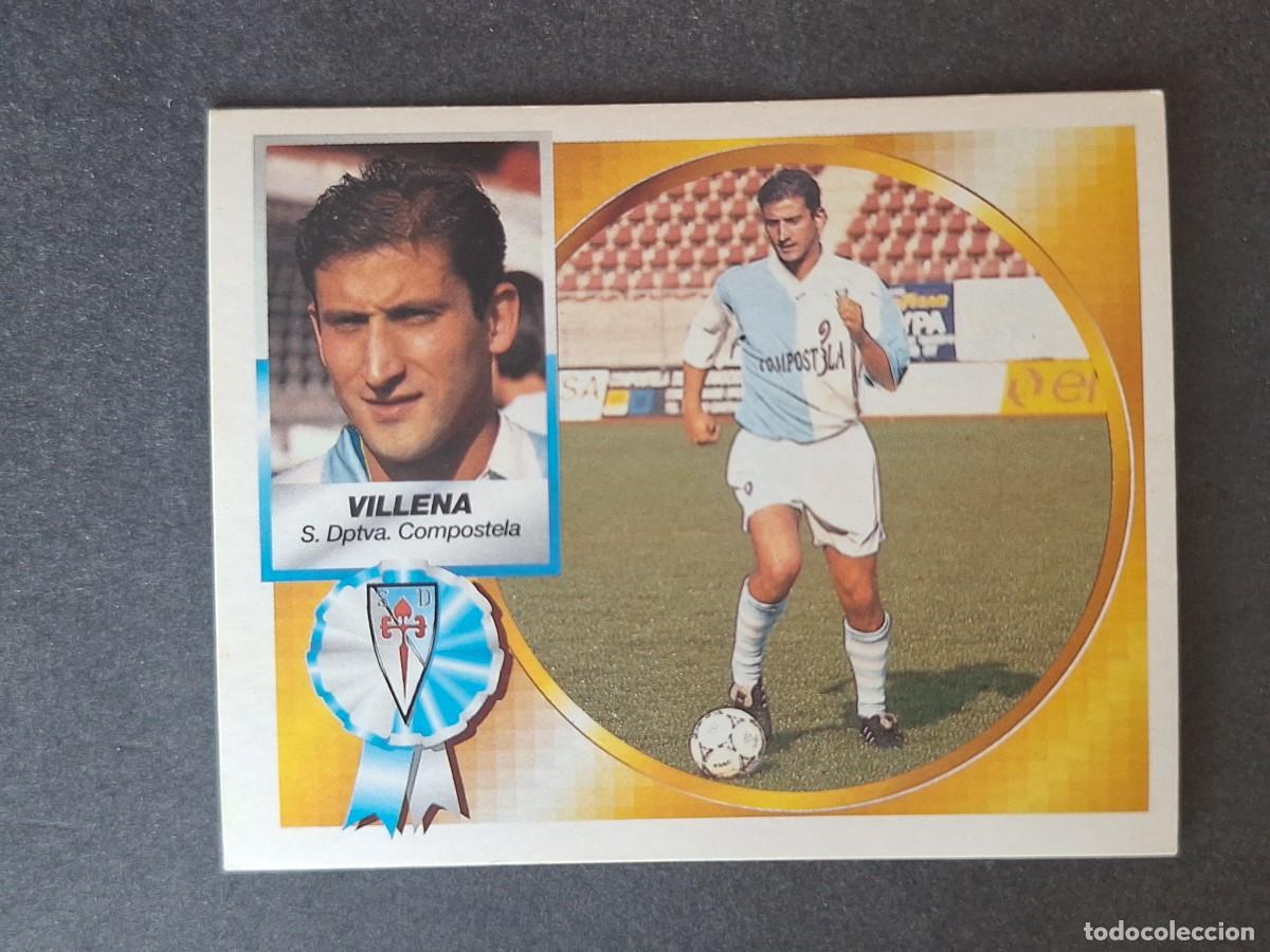 Figurine di Calcio: L4 VILLENA S. D. COMPOSTELA FICHAJE 22 LIGA ESTE 1994 1995 94 95 SIN PEGAR NUNCA PEGADO