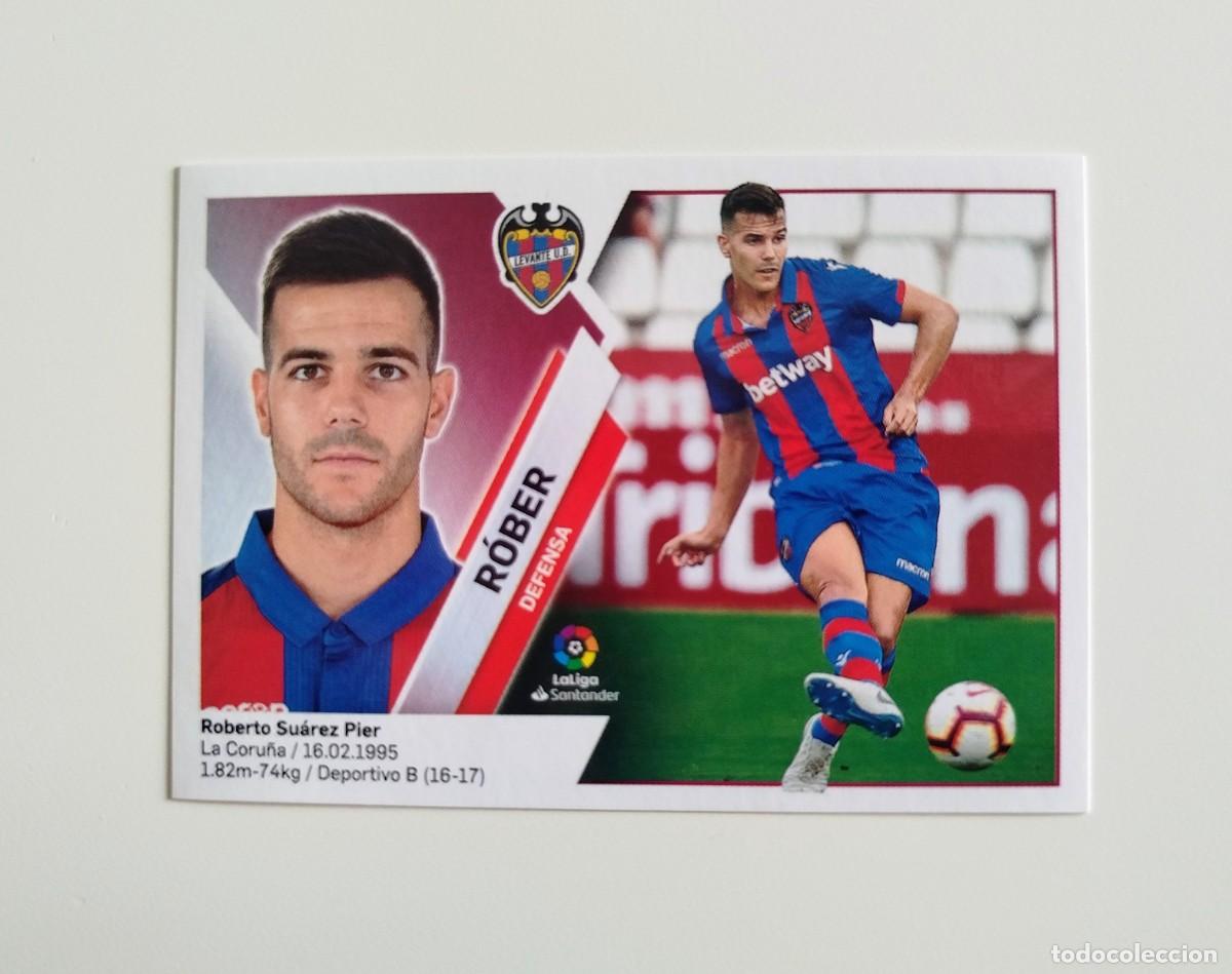 Figurine di Calcio: R&oacute;ber 6B SIN PEGAR NUNCA PEGADO Levante UD Liga Ediciones Este 19 20 / 2019 2020