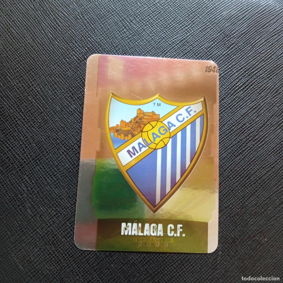 Cartes &agrave; collectionner de Football: 487 ESCUDO MALAGA MUNDICROMO QUIZ GAME 2008 2009 FUTBOL 08 09 - A211 PG65 PUNTAS REDONDAS