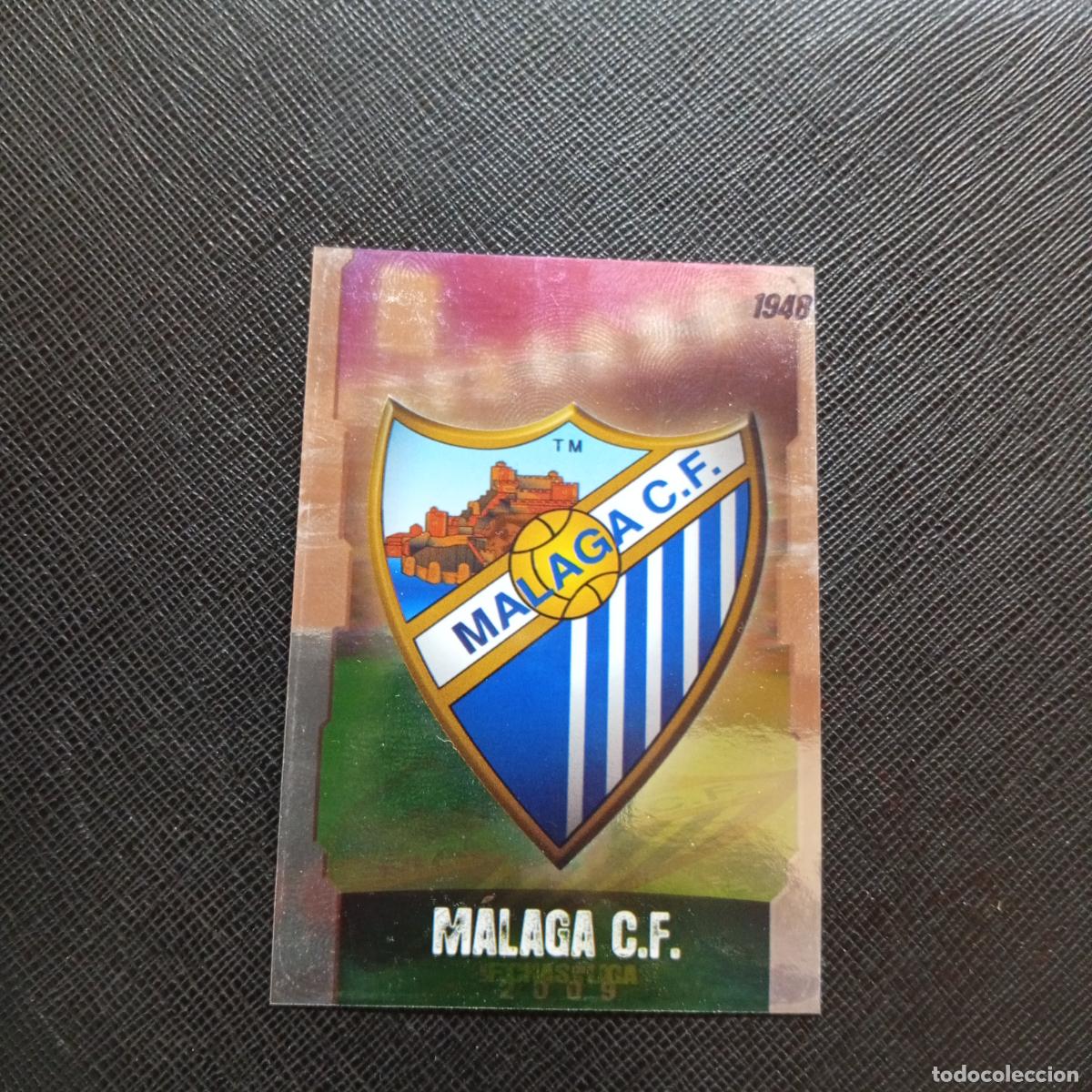 Cartes &agrave; collectionner de Football: 487 ESCUDO MALAGA MUNDICROMO QUIZ GAME 2008 2009 FUTBOL 08 09 - A211 PG65 PUNTAS RECTAS