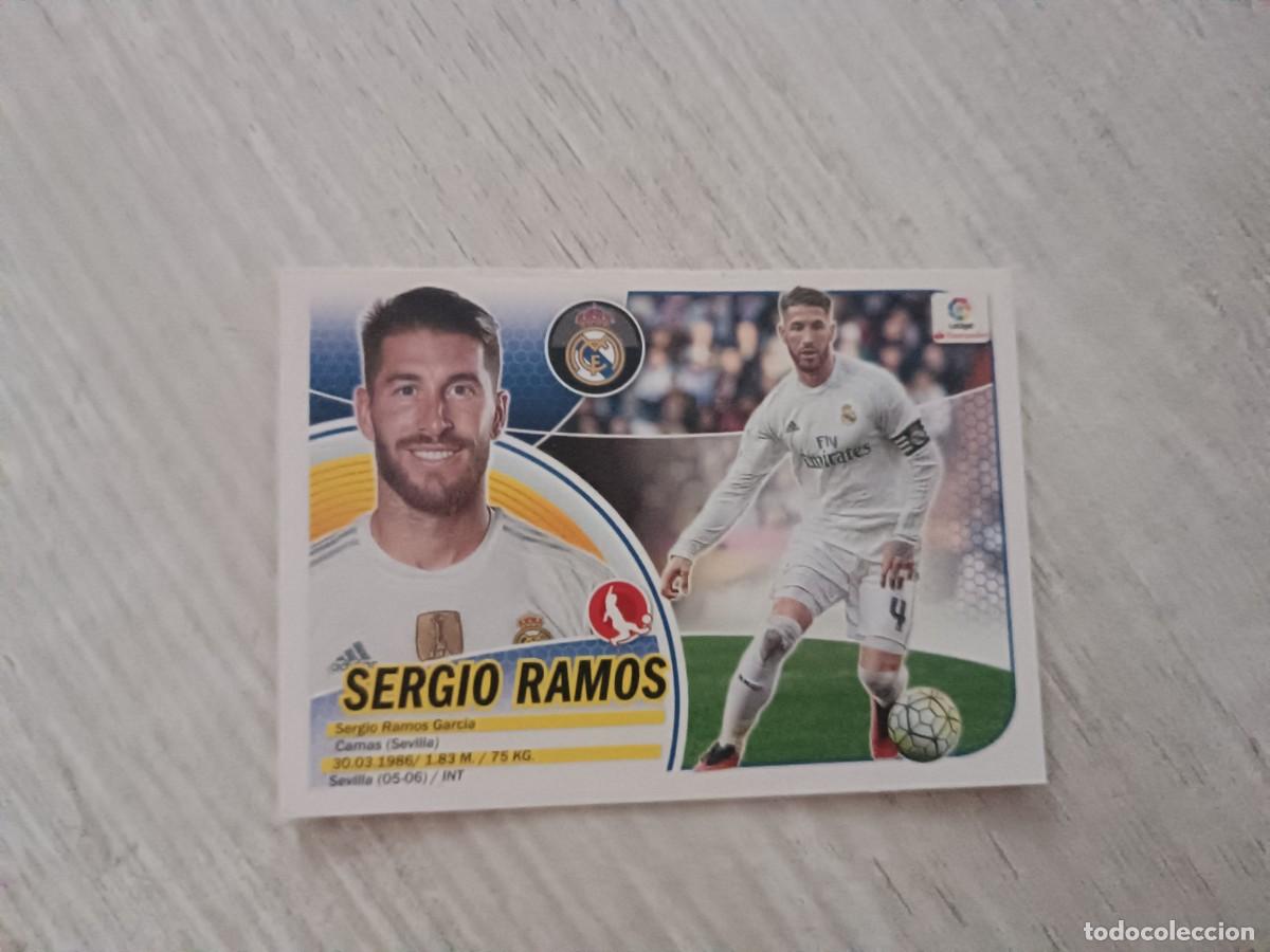 Fu&szlig;ball-Sticker: SERGIO RAMOS NUNCA PEGADO LIGA ESTE 2016 2017 16 17