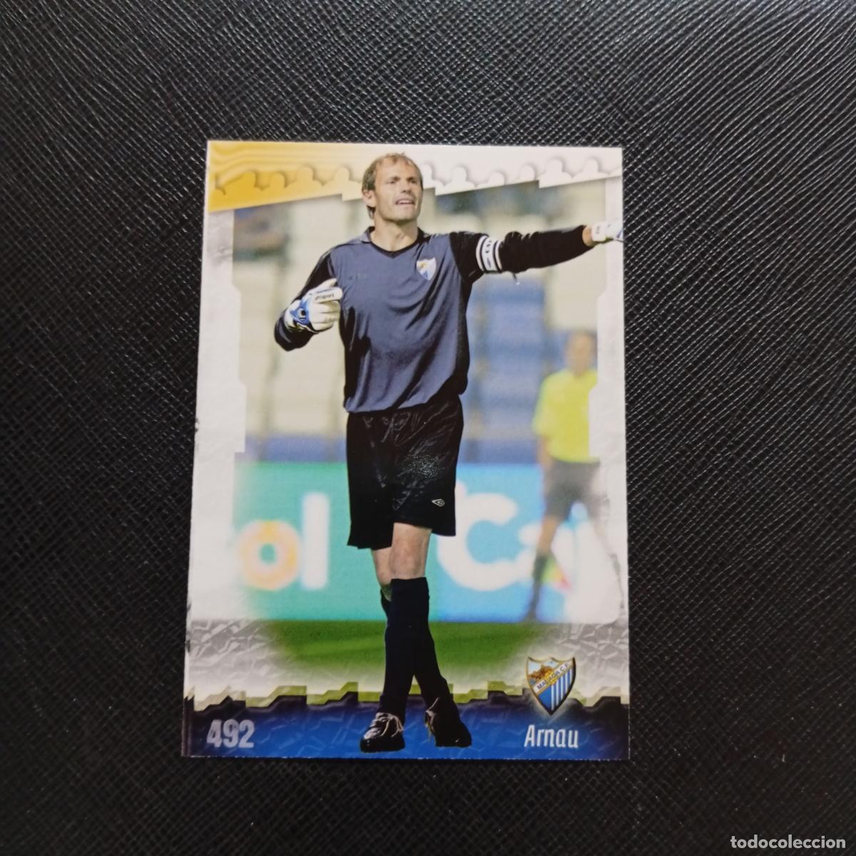 Fu&szlig;ball-Sticker: 492 ARNAU MALAGA MUNDICROMO QUIZ GAME 2008 2009 FUTBOL 08 09 - A211 PG65
