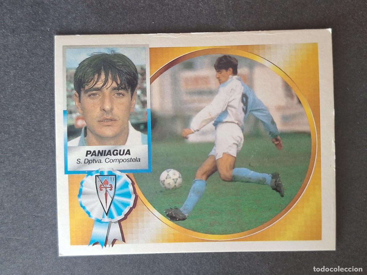 Fu&szlig;ball-Sticker: L4 PANIAGUA S. D. COMPOSTELA FICHAJE 26 LIGA ESTE 1994 1995 94 95 SIN PEGAR NUNCA PEGADO