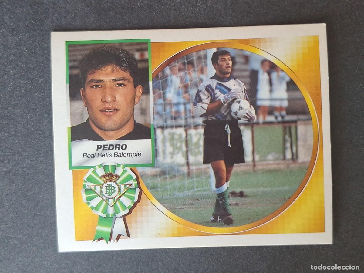 Fu&szlig;ball-Sticker: L4 PEDRO REAL BETIS BALOMPIE FICHAJE 27 LIGA ESTE 1994 1995 94 95 SIN PEGAR NUNCA PEGADO