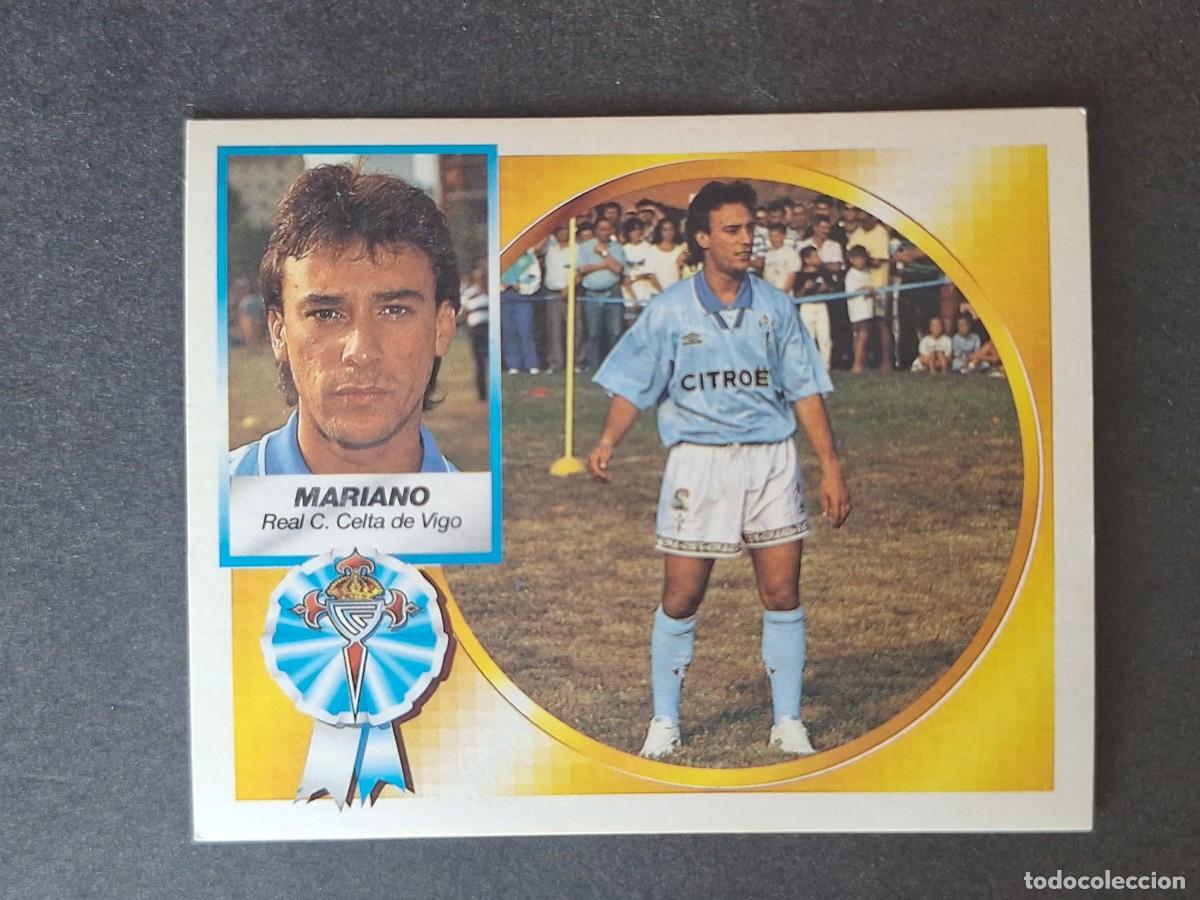 Fu&szlig;ball-Sticker: L4 MARIANO CELTA DE VIGO FICHAJE 28 LIGA ESTE 1994 1995 94 95 SIN PEGAR NUNCA PEGADO