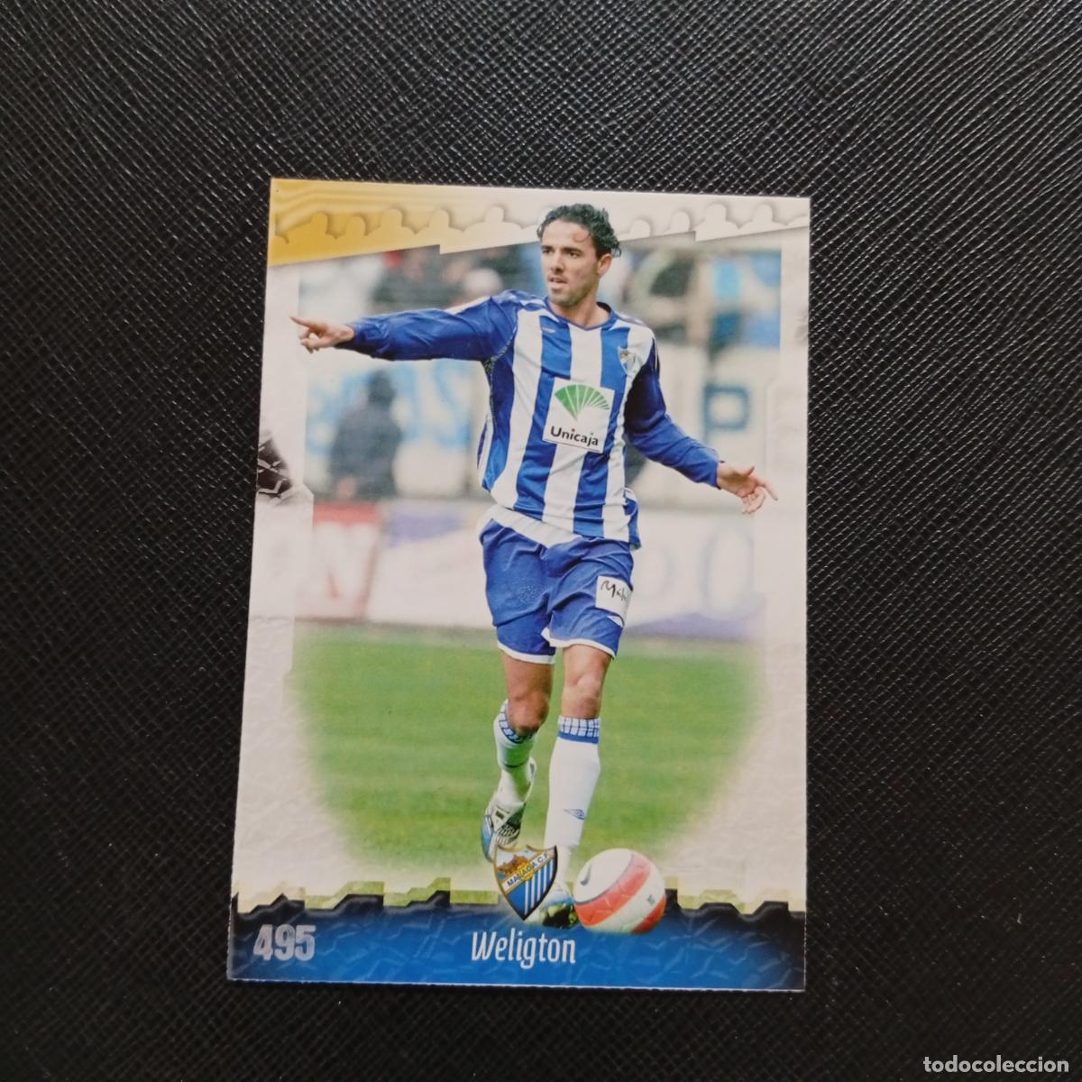 Cromos de f&uacute;tbol: 495 WELIGTON MALAGA MUNDICROMO QUIZ GAME 2008 2009 FUTBOL 08 09 - A211 PG66