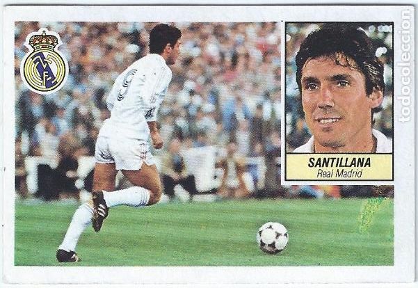 Cromos de f&uacute;tbol: Santillana (Real Madrid) Liga 84-85 ESTE. Nunca pegado