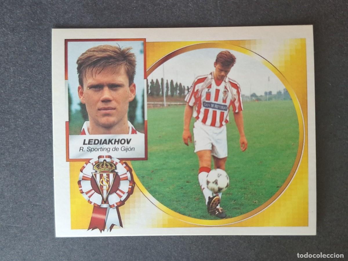 Cromos de f&uacute;tbol: L4 LEDIAKHOV SPORTING DE GIJON FICHAJE 31 LIGA ESTE 1994 1995 94 95 SIN PEGAR NUNCA PEGADO