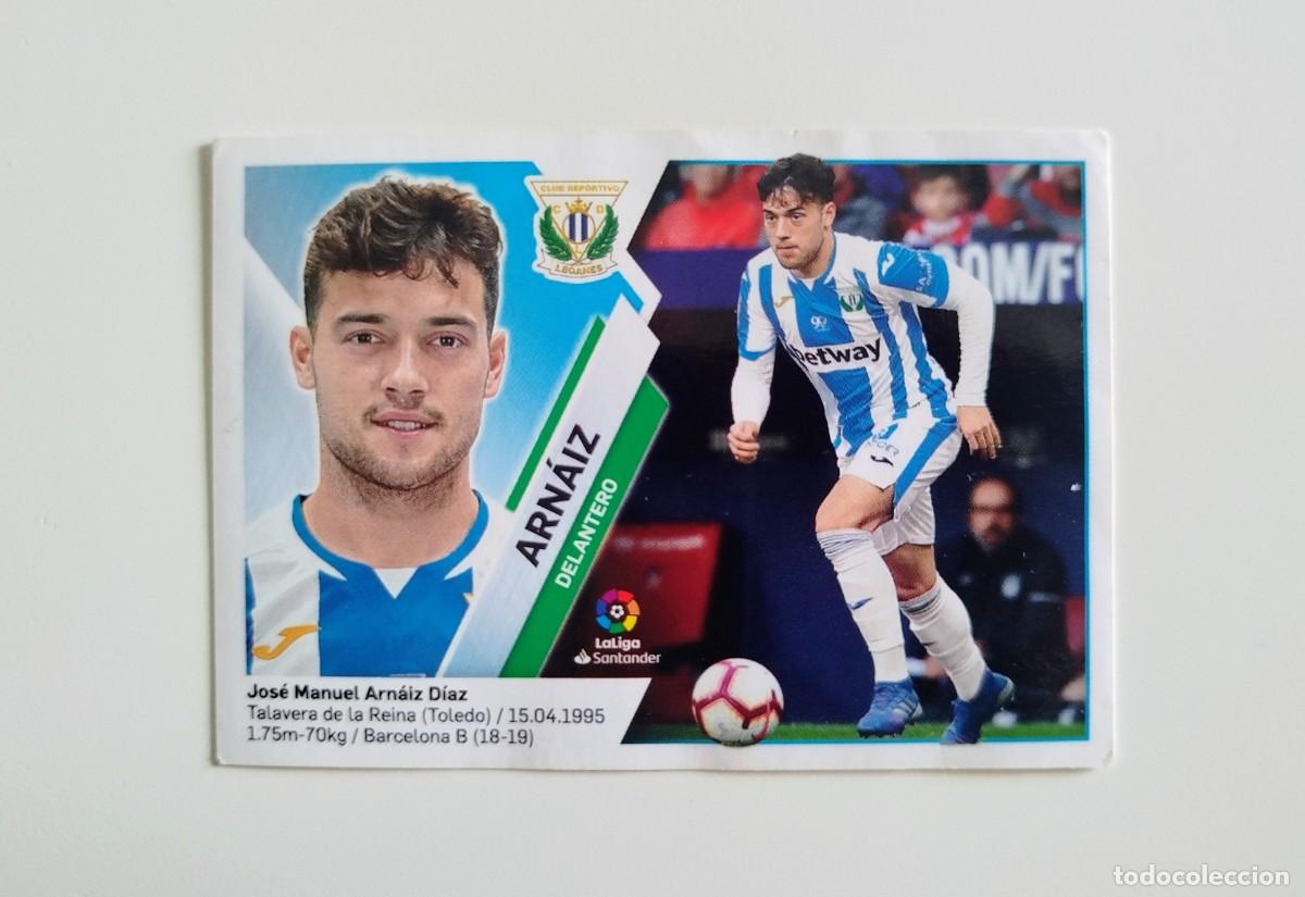 Cromos de f&uacute;tbol: Arn&aacute;iz 14B SIN PEGAR NUNCA PEGADO CD Legan&eacute;s Liga Ediciones Este 19 20 / 2019 2020