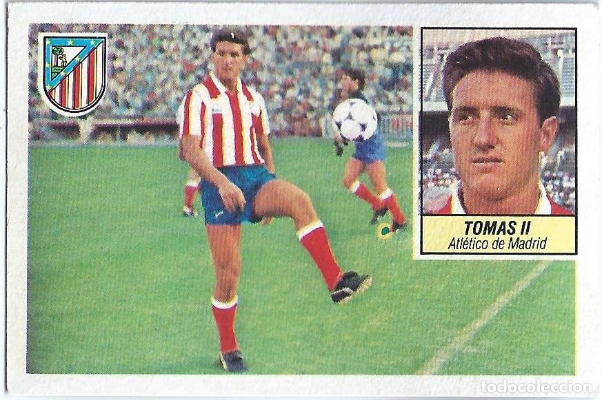 Figurine di Calcio: Tom&aacute;s Gonz&aacute;lez (Atl&eacute;tico de Madrid) Fichaje n&ordm; 34 - Liga 84-85 ESTE. Nunca pegado