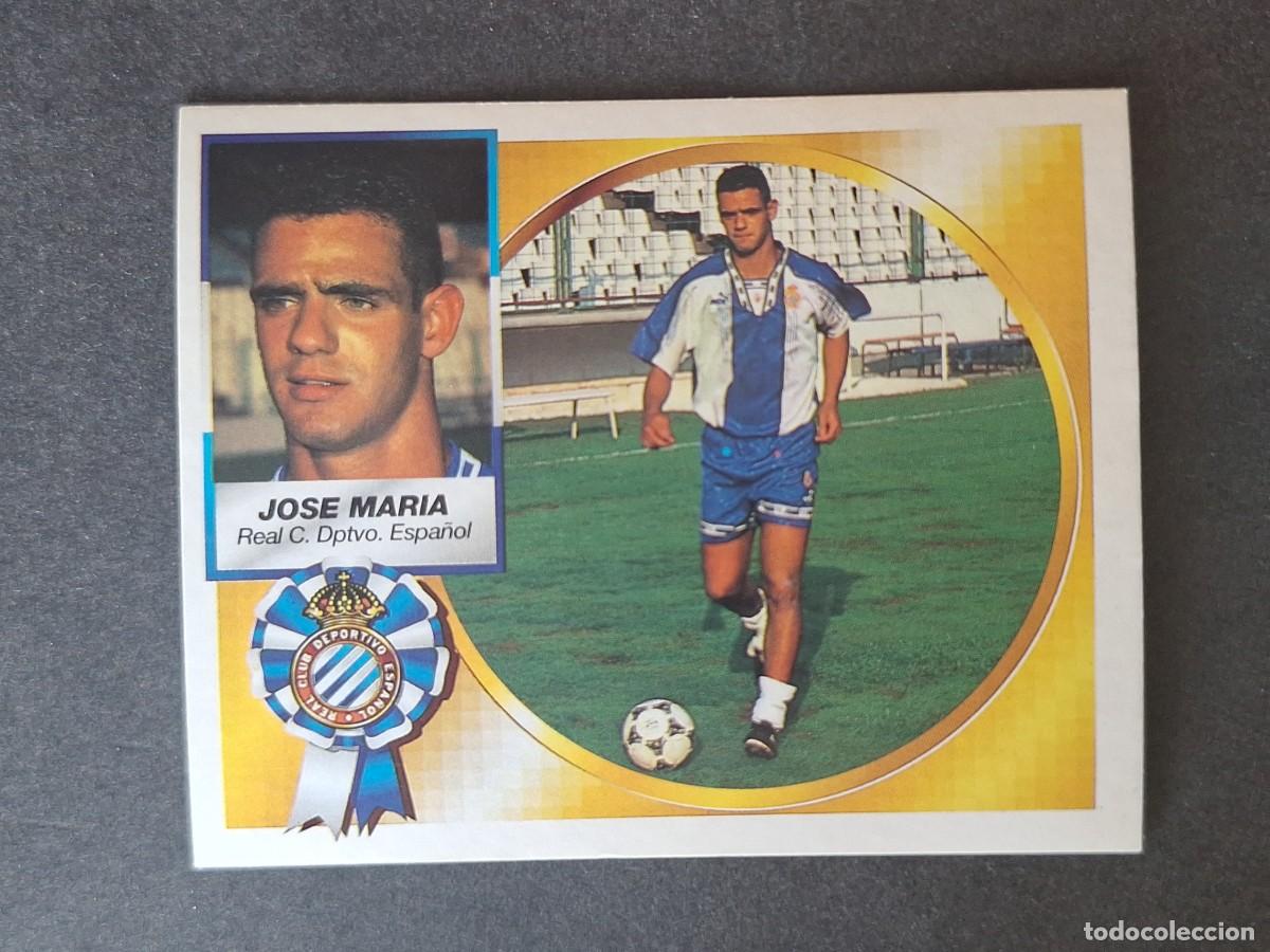 Figurine di Calcio: L4 JOSE MARIA R. C. D. ESPA&Ntilde;OL FICHAJE 34 BIS LIGA ESTE 1994 1995 94 95 SIN PEGAR NUNCA PEGADO