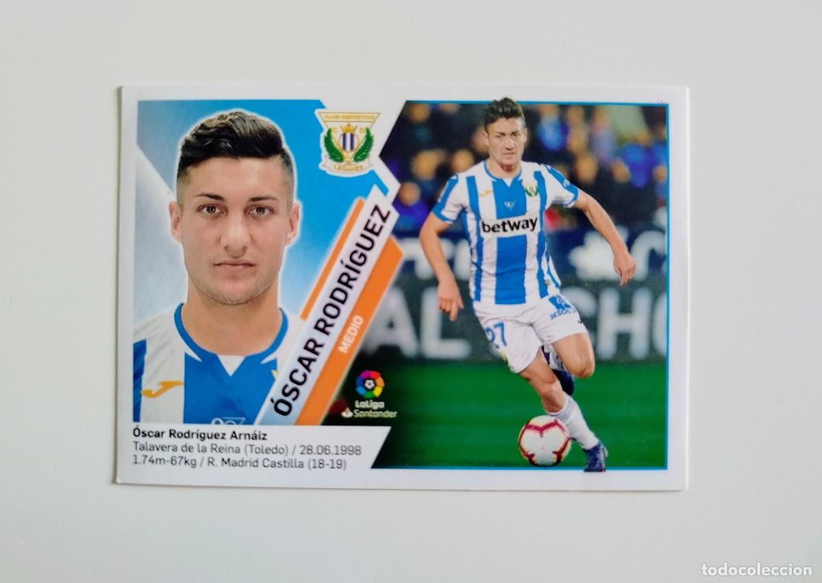 Cromos de f&uacute;tbol: &Oacute;scar Rodr&iacute;guez 13 SIN PEGAR NUNCA PEGADO CD Legan&eacute;s Liga Ediciones Este 19 20 / 2019 2020