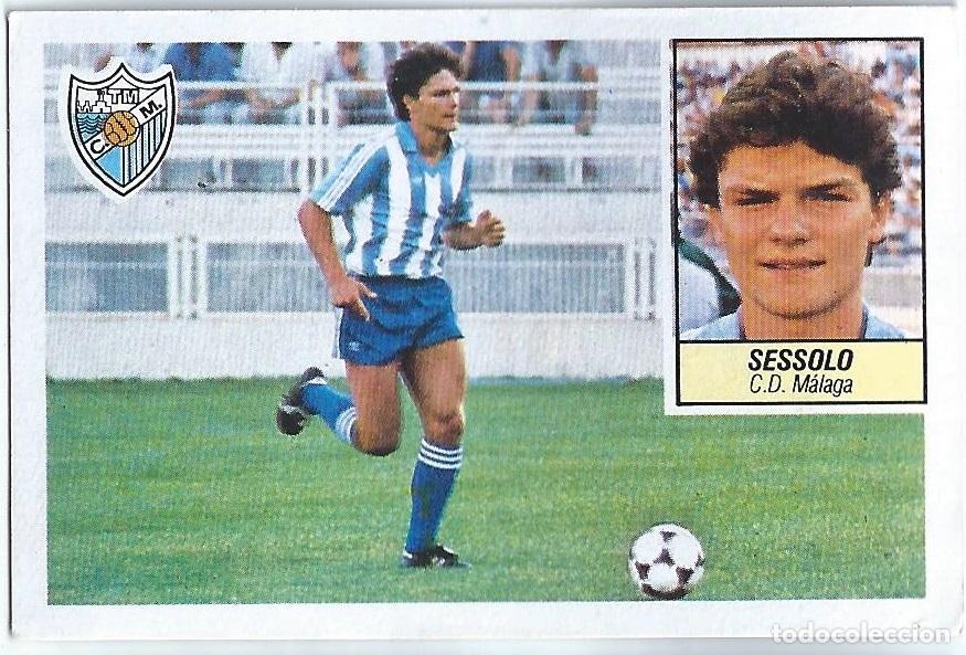 Cromos de f&uacute;tbol: Sessolo (M&aacute;laga) Fichaje n&ordm; 24 - Liga 84-85 ESTE. Nunca pegado