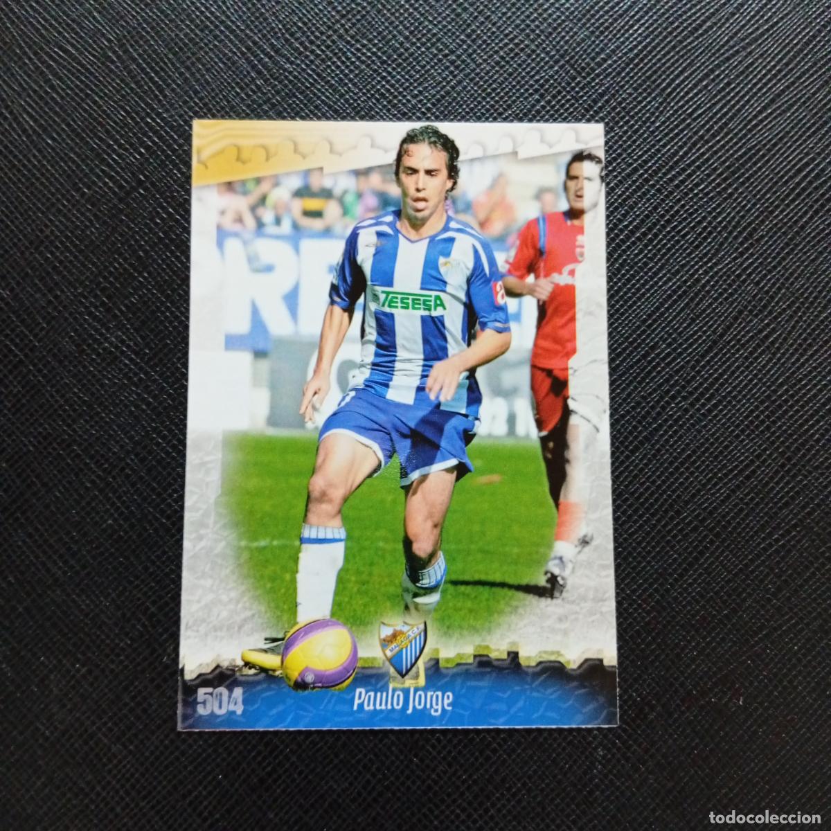 Cromos de f&uacute;tbol: 504 PAULO JORGE MALAGA MUNDICROMO QUIZ GAME 2008 2009 FUTBOL 08 09 - A211 PG67