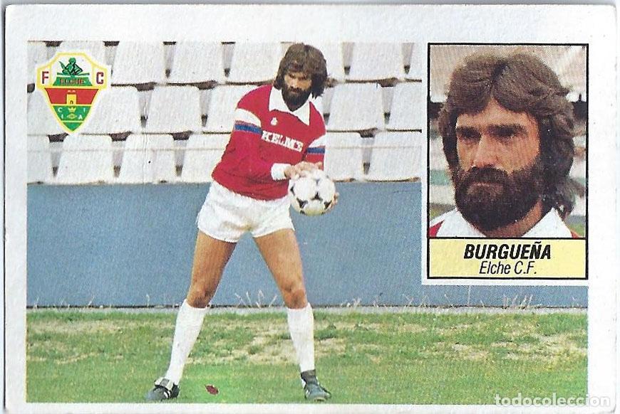Cromos de f&uacute;tbol: Burgue&ntilde;a (Elche) Fichaje n&ordm; 14 Versi&oacute;n - Liga 84-85 ESTE. Nunca pegado