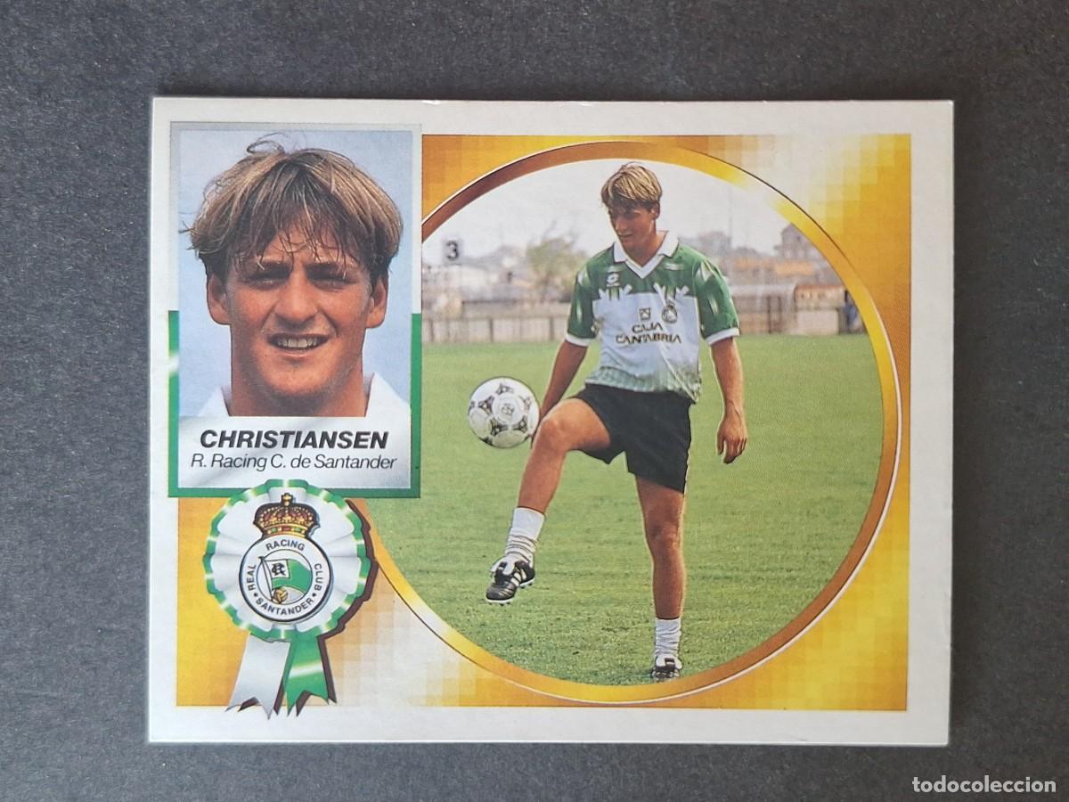 Cromos de f&uacute;tbol: L4 CHRISTIANSEN RACING DE SANTANDER FICHAJE 36 LIGA ESTE 1994 1995 94 95 SIN PEGAR NUNCA PEGADO