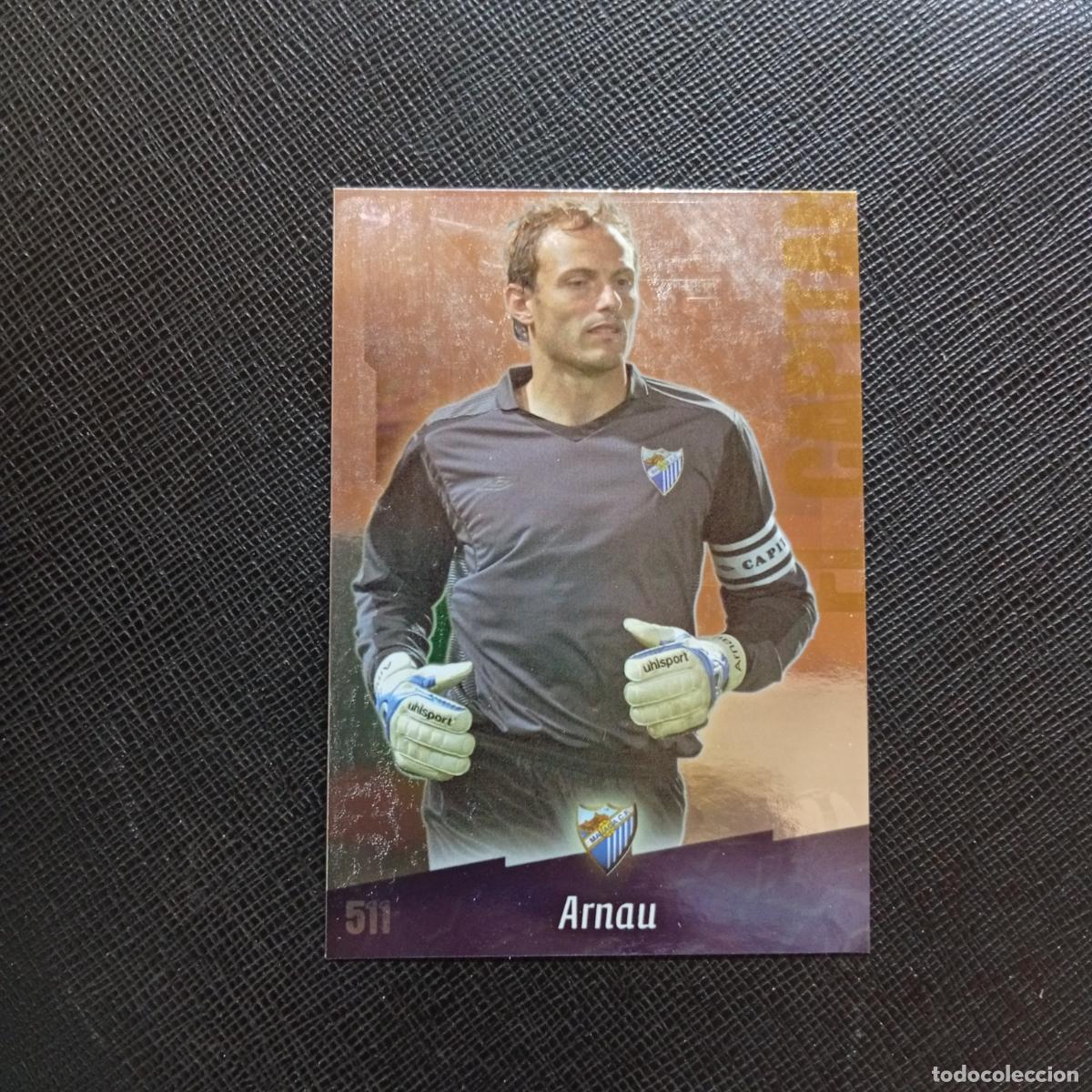 Cromos de f&uacute;tbol: 511 ARNAU MALAGA MUNDICROMO QUIZ GAME 2008 2009 FUTBOL 08 09 - A211 PG68 PUNTAS RECTAS