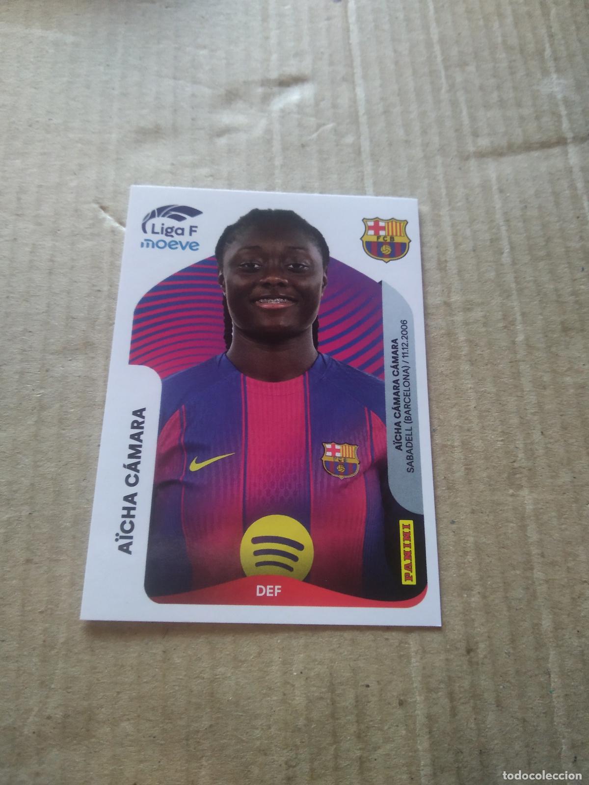 Cromos de f&uacute;tbol: 87B AICHA CAMARA BARCELONA BAR&Ccedil;A CROMO FUTBOL PANINI LIGA FEMENINA 2025-2026 LIGA F 25-26