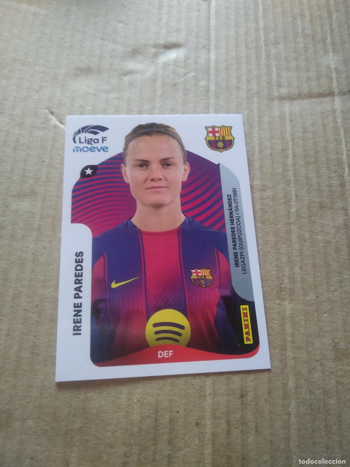 Cromos de f&uacute;tbol: 88 IRENE PAREDES BARCELONA BAR&Ccedil;A CROMO FUTBOL PANINI LIGA FEMENINA 2025-2026 LIGA F 25-26