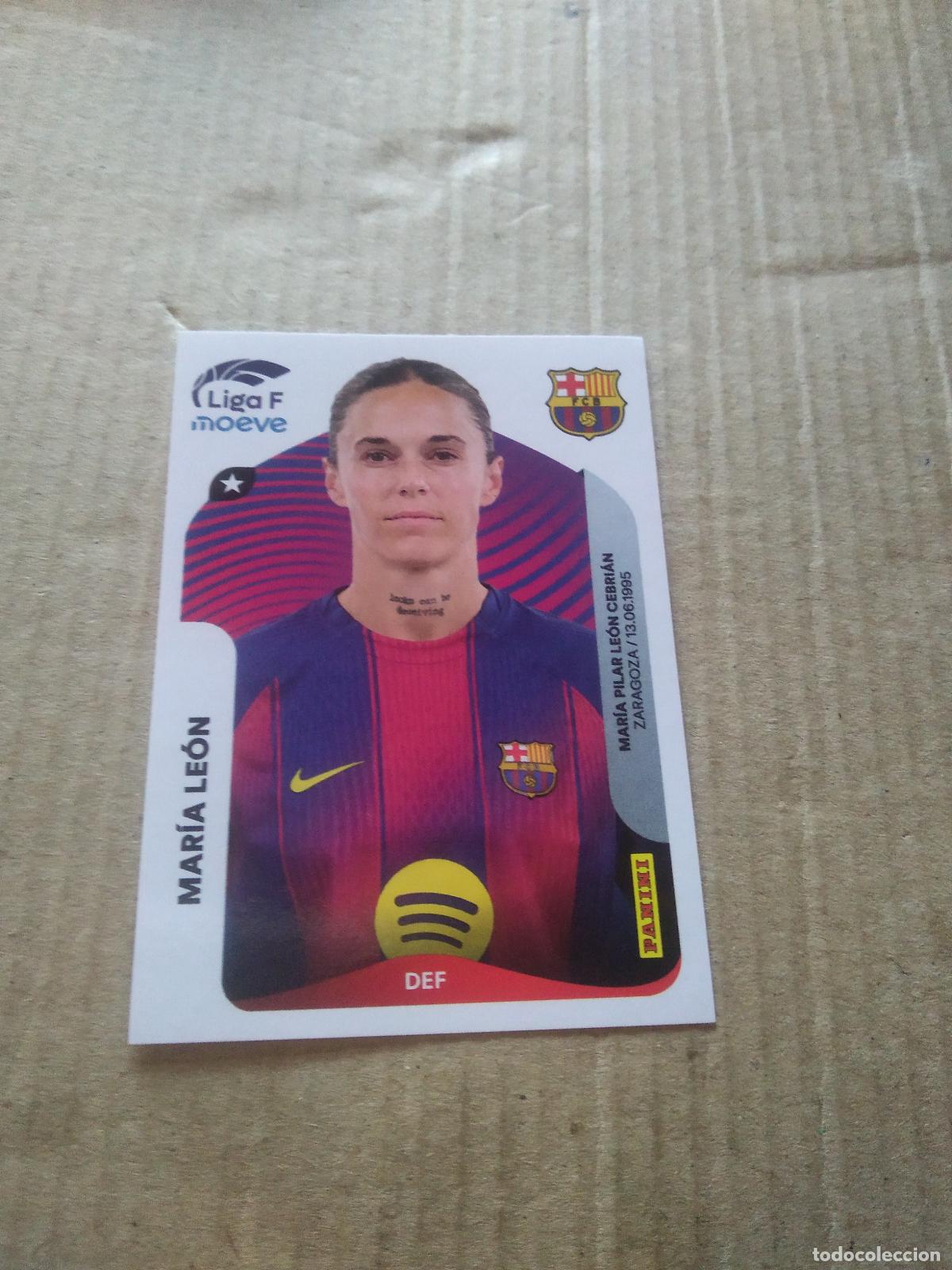 Cromos de f&uacute;tbol: 90 MARIA MAPI LEON BARCELONA BAR&Ccedil;A CROMO FUTBOL PANINI LIGA FEMENINA 2025-2026 LIGA F 25-26