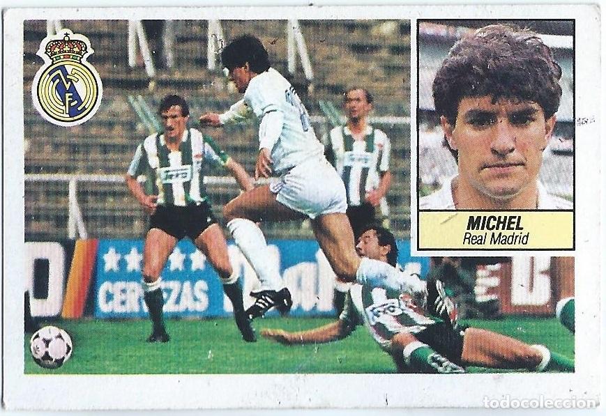 Cromos de f&uacute;tbol: Michel (Real Madrid) Rookie - Fichaje n&ordm;6 - Liga 84-85 ESTE. Nunca pegado