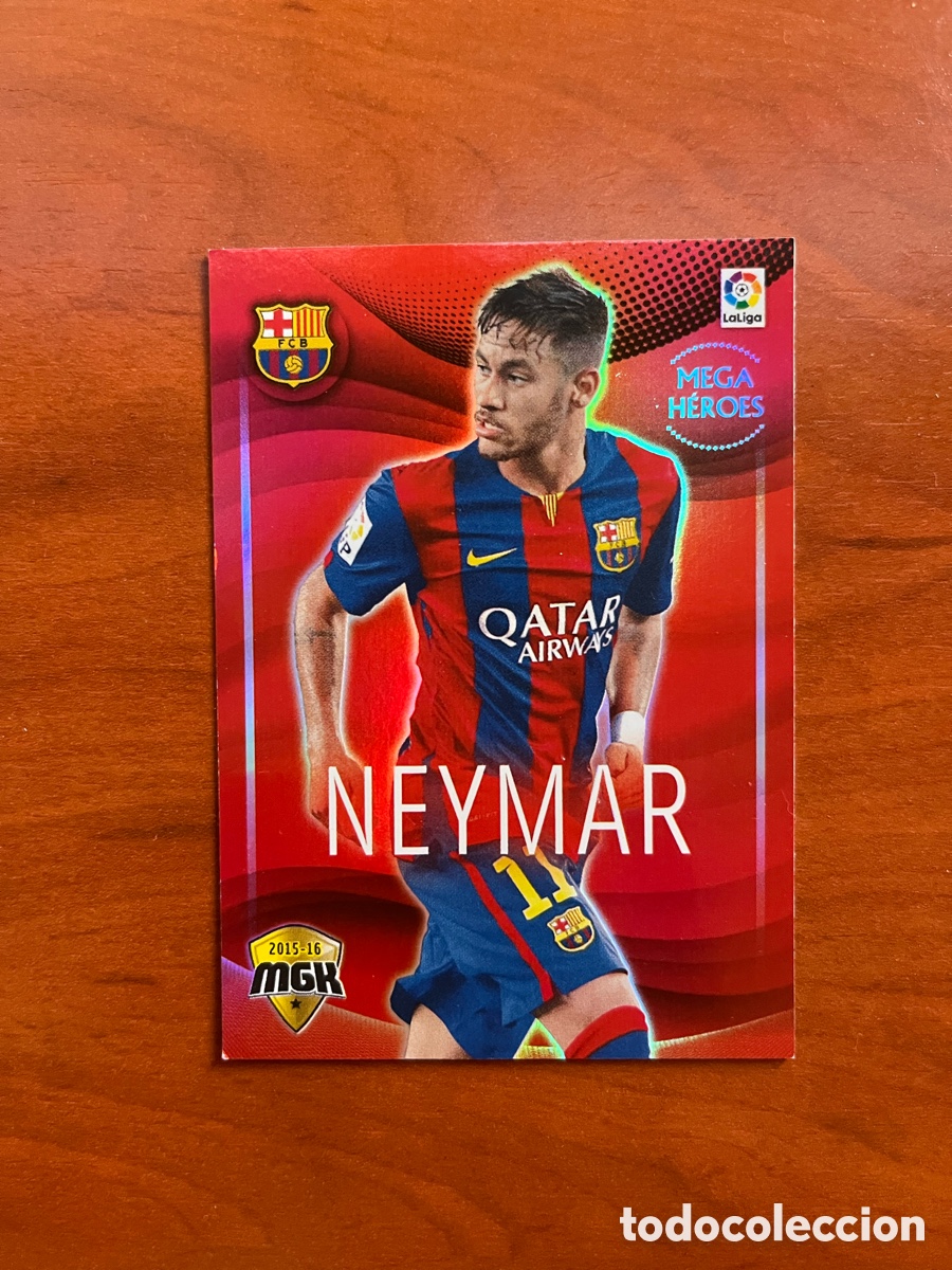 Cromos de f&uacute;tbol: #79. NEYMAR (Mega Heroes) - FC Barcelona 2015/2016 - Panini MegaCracks Liga Card/Cromo 15/16
