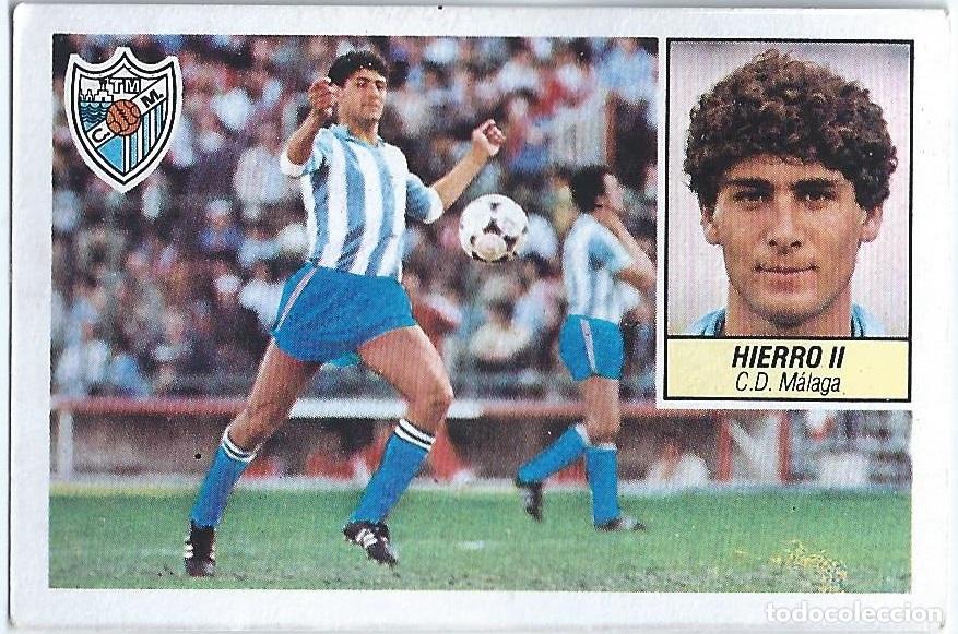 Cartes &agrave; collectionner de Football: Hierro II (M&aacute;laga) Coloca - Liga 84-85 ESTE. Nunca pegado