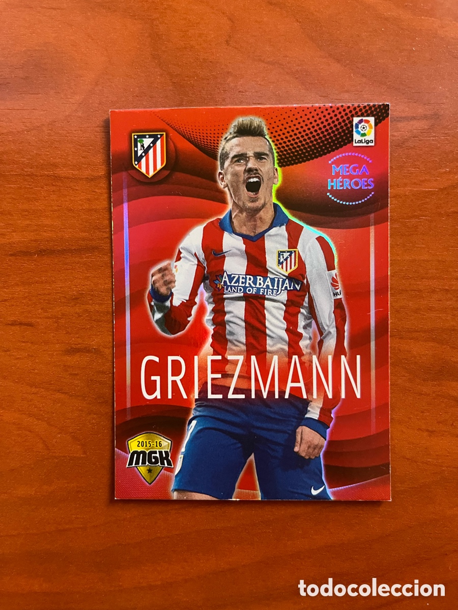 Cartes &agrave; collectionner de Football: GRIEZMANN 53 MEGA HEROES (ATL&Eacute;TICO MADRID) PANINI MEGACRACKS 2015-2016 15 16 CROMO CARTA