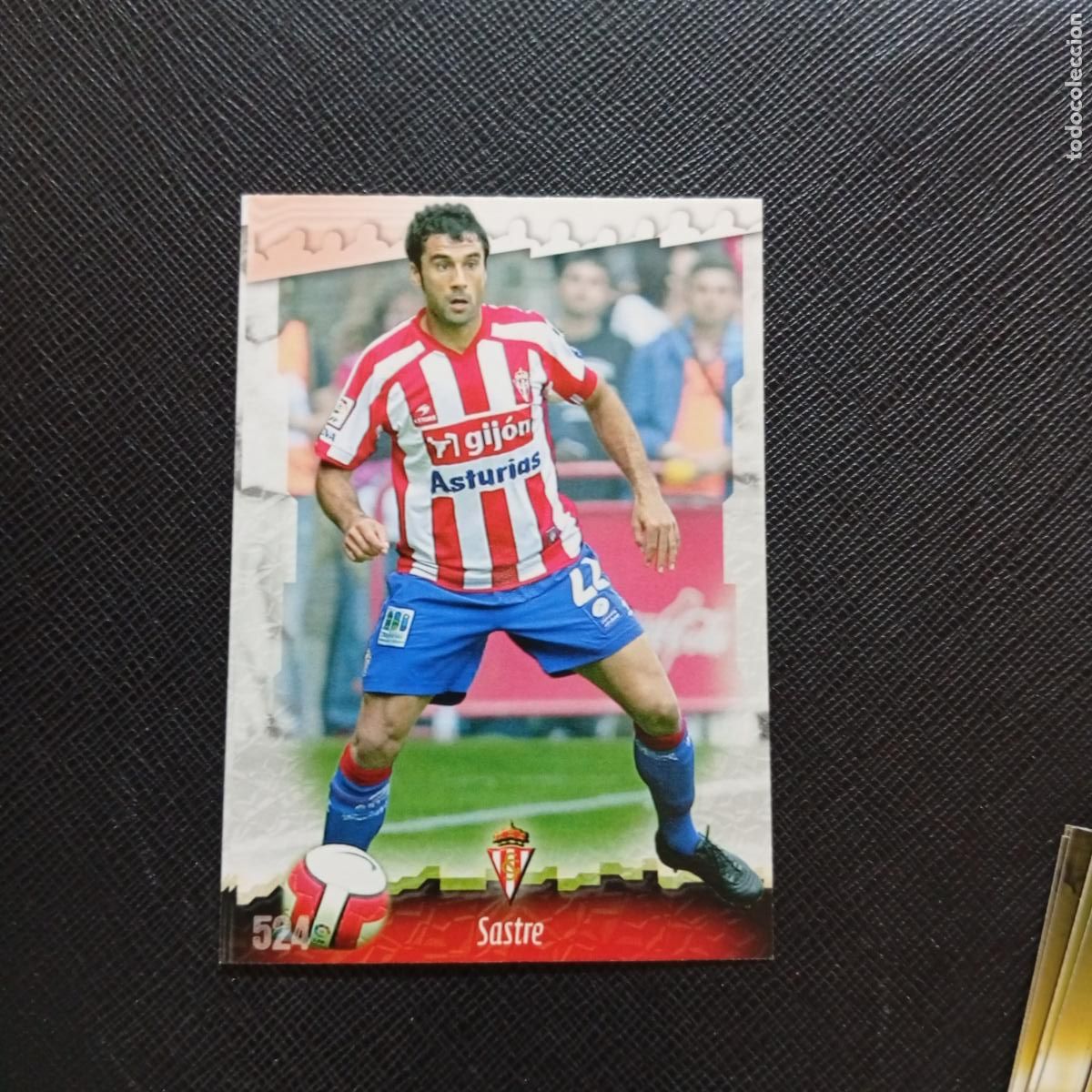 Figurine di Calcio: 524 SASTRE SPORTING GIJON MUNDICROMO QUIZ GAME 2008 2009 FUTBOL 08 09 - A211 PG68