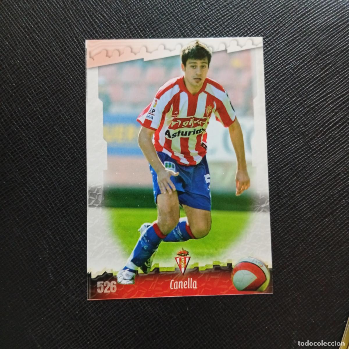 Figurine di Calcio: 526 CANELLA SPORTING GIJON MUNDICROMO QUIZ GAME 2008 2009 FUTBOL 08 09 - A211 PG70