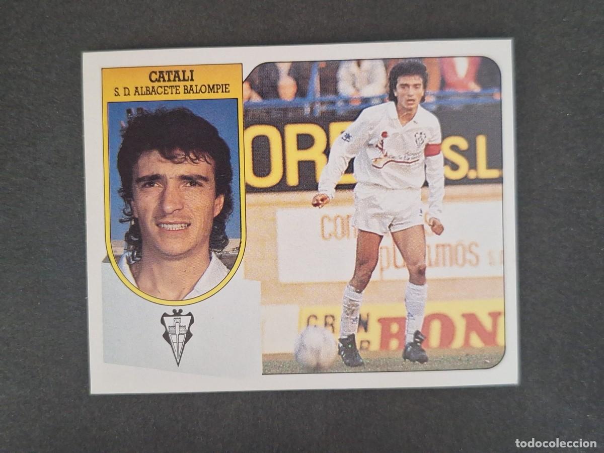 Figurine di Calcio: L3 CATALI ALBACETE BALOMPIE LIGA ESTE 1991 1992 91 92 CARTON SIN PEGAR NUNCA PEGADO