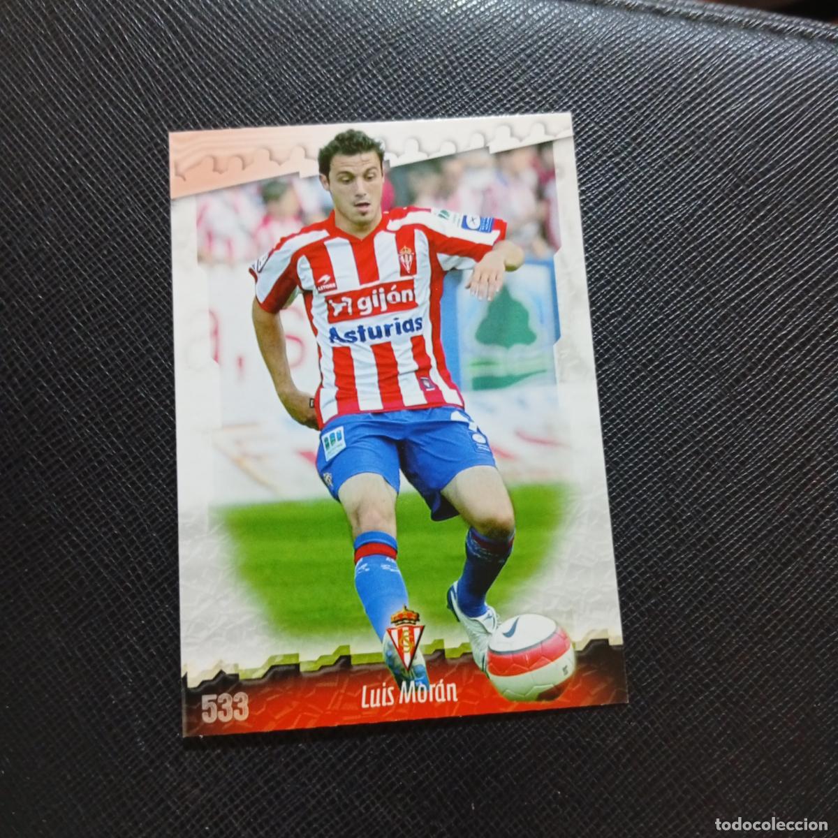 Cromos de f&uacute;tbol: 533 LUIS MORAN SPORTING GIJON MUNDICROMO QUIZ GAME 2008 2009 FUTBOL 08 09 - A211 PG70